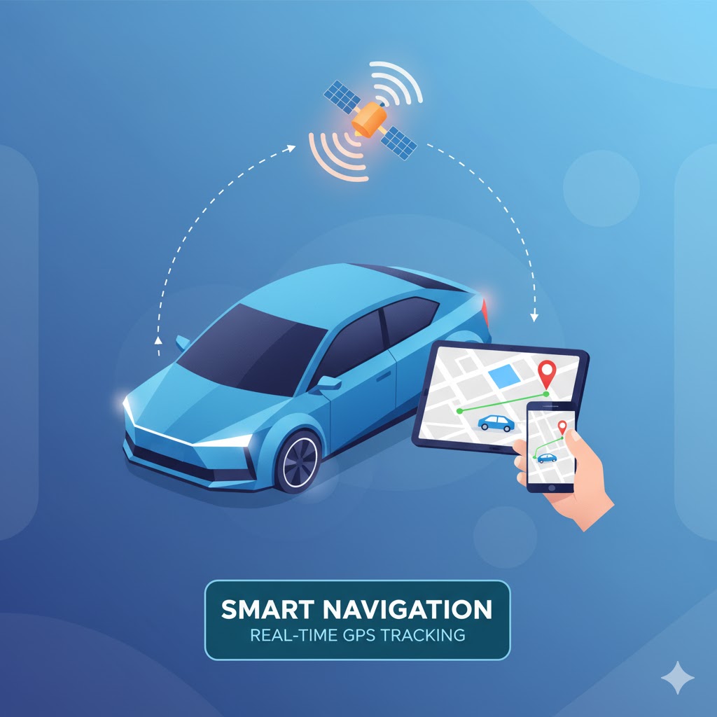 Illustrazione tracciamento GPS